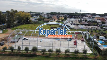 Kopertek realizza la seconda struttura per dimensioni in Italia!